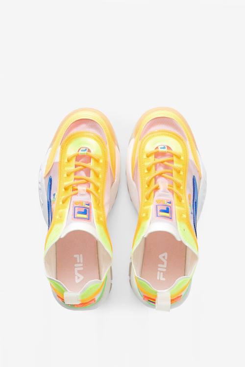 White / Pink / Blue Women's Fila Disruptor 2 Tl Sneakers | Fila846VG