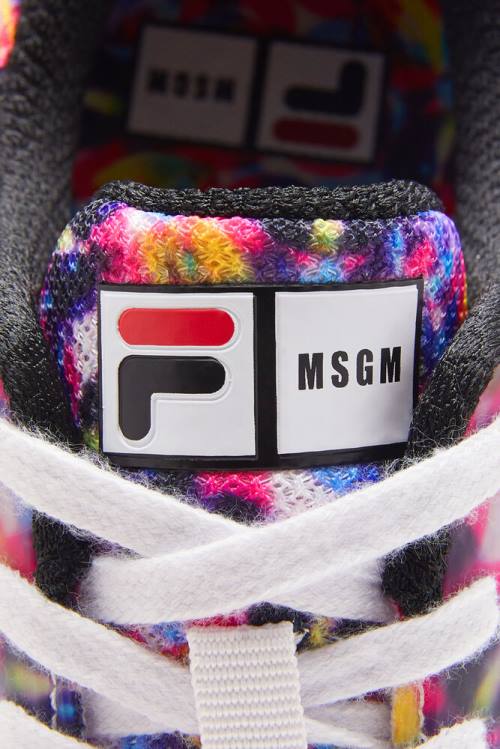 White / Pink / Multicolor Women's Fila Msgm X Axilus 2 Energized Tennis Shoes | Fila863ML