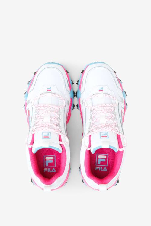 White / Pink Women's Fila Oakmont TR Sneakers | Fila726XB