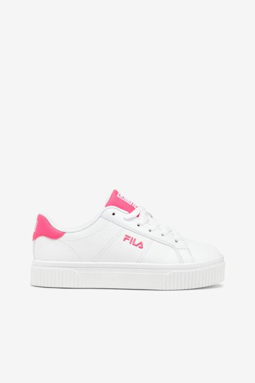 White / Pink Women\'s Fila Panache 19 Sneakers | Fila158PN