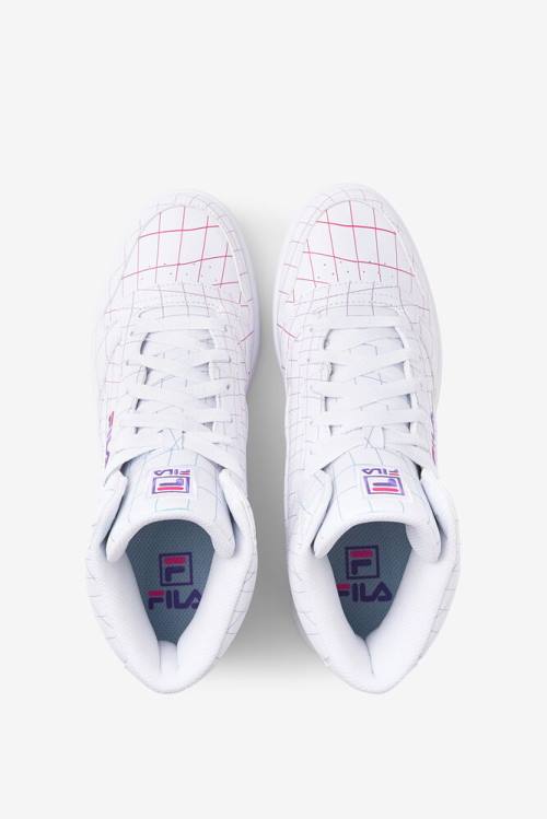 White / Purple Women's Fila Fx-dsx Mid Sneakers | Fila603RP