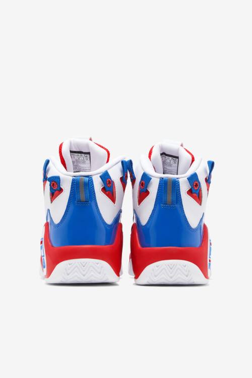 White / Red / Blue Men's Fila Grant Hill 1 Sneakers | Fila106FE