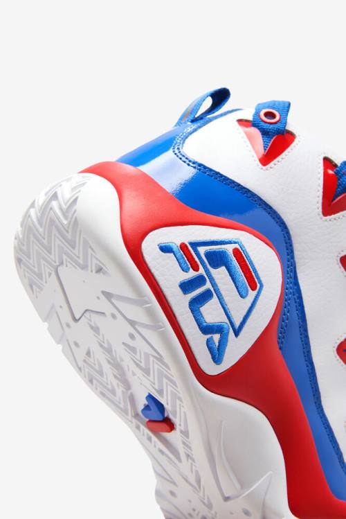 White / Red / Blue Men's Fila Grant Hill 1 Sneakers | Fila106FE