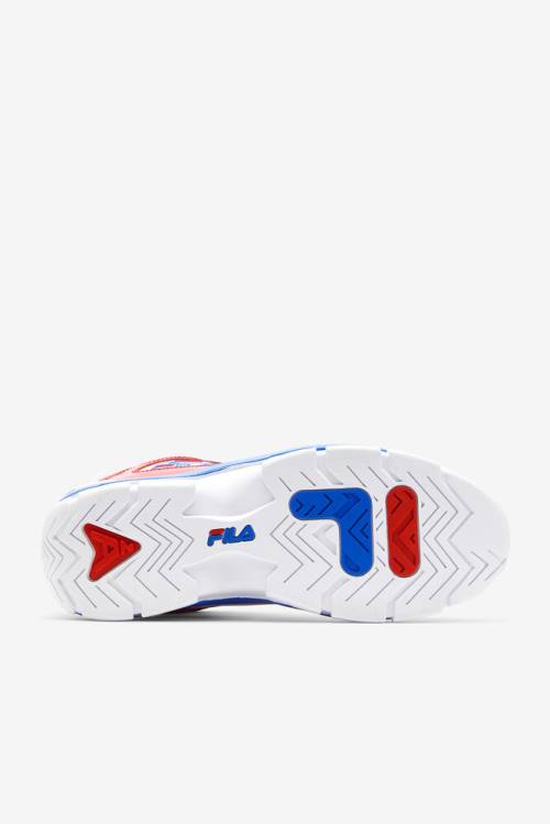 White / Red / Blue Men's Fila Grant Hill 2 Sneakers | Fila951SD