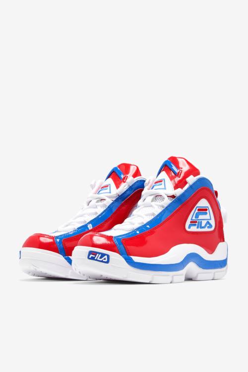 White / Red / Blue Men's Fila Grant Hill 2 Sneakers | Fila951SD