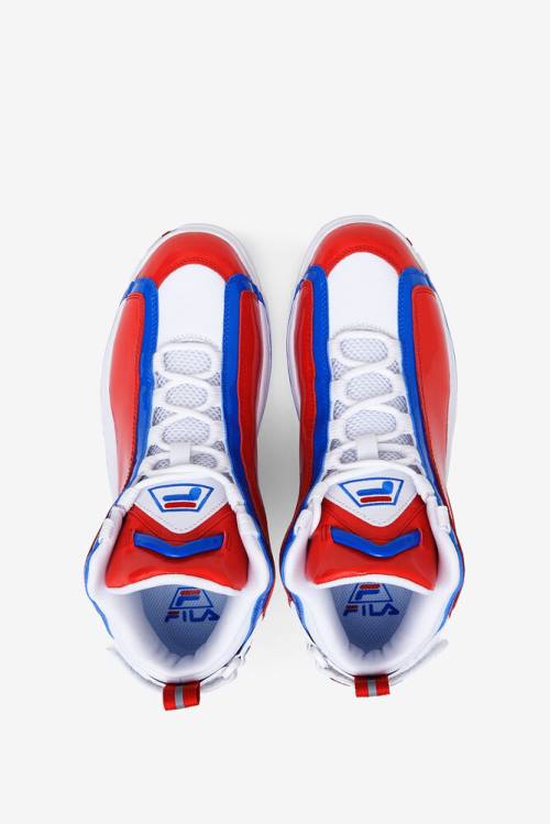 White / Red / Blue Men's Fila Grant Hill 2 Sneakers | Fila951SD