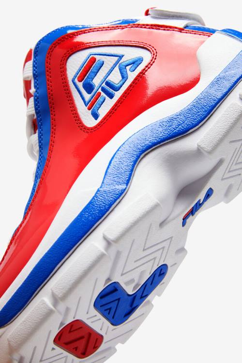 White / Red / Blue Men's Fila Grant Hill 2 Sneakers | Fila951SD