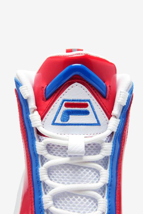 White / Red / Blue Women's Fila Grant Hill 2 Sneakers | Fila789TQ