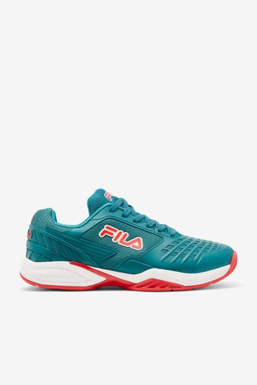 White / Red Men\'s Fila Axilus 2 Energized Tennis Shoes | Fila947WN