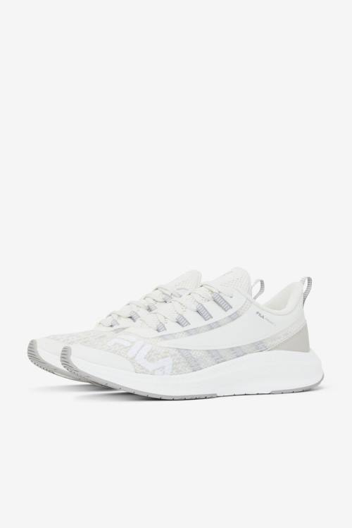 White / Silver Women's Fila Project 7 Wavelet Alpha Sneakers | Fila273LT