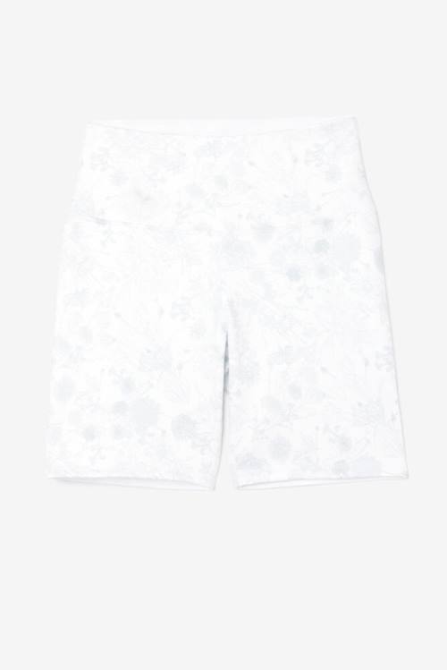 White Women\'s Fila Amirra Reversible Bike Shorts | Fila816NK