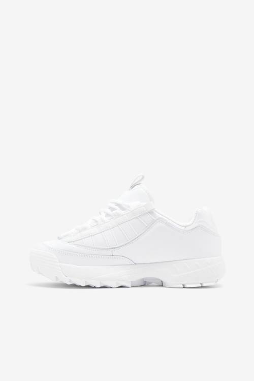 White Women's Fila D-formation Sneakers | Fila138FZ