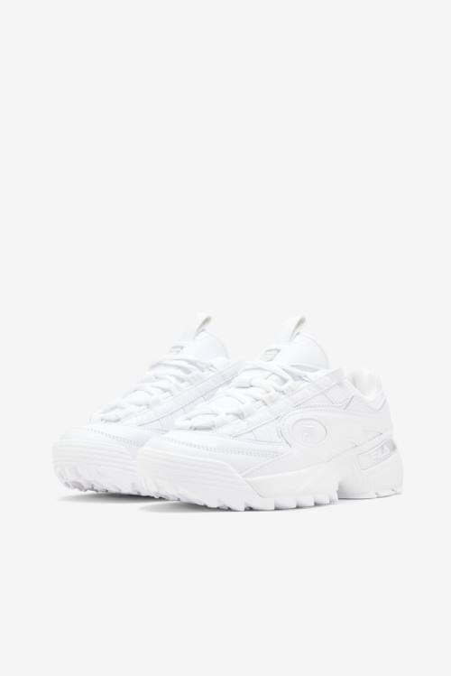 White Women's Fila D-formation Sneakers | Fila138FZ