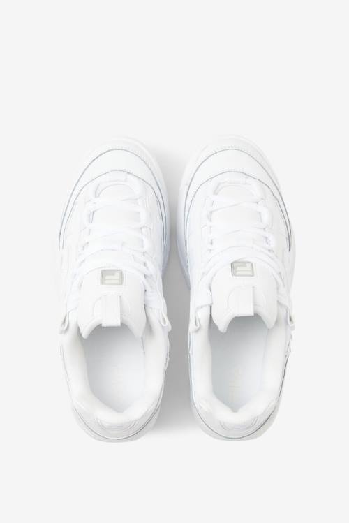 White Women's Fila D-formation Sneakers | Fila138FZ