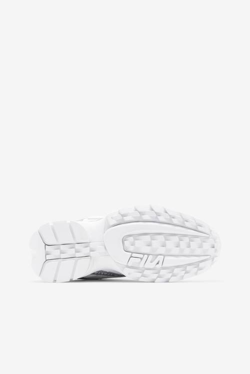 White Women's Fila Disruptor 2 110th Year Anniversary Sneakers | Fila836TS