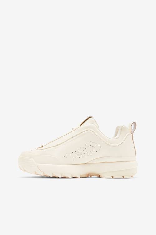 White Women's Fila Disruptor 2 Disruptor Zero Sneakers | Fila187XZ