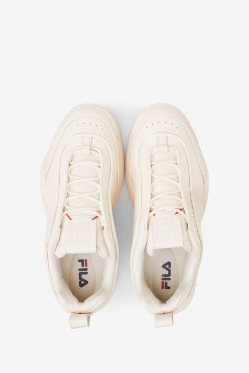 White Women's Fila Disruptor 2 Disruptor Zero Sneakers | Fila187XZ