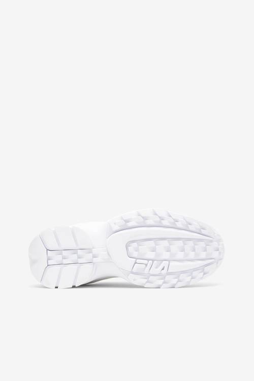 White Women's Fila Disruptor 2 Disruptor Zero Sneakers | Fila195JI