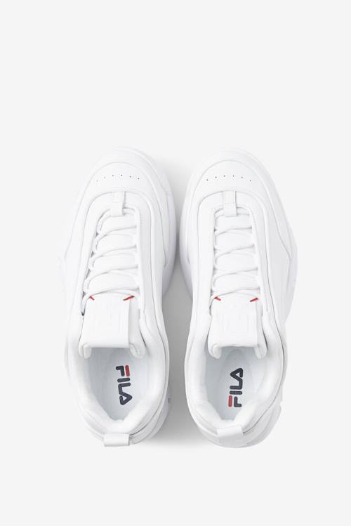 White Women's Fila Disruptor 2 Disruptor Zero Sneakers | Fila195JI