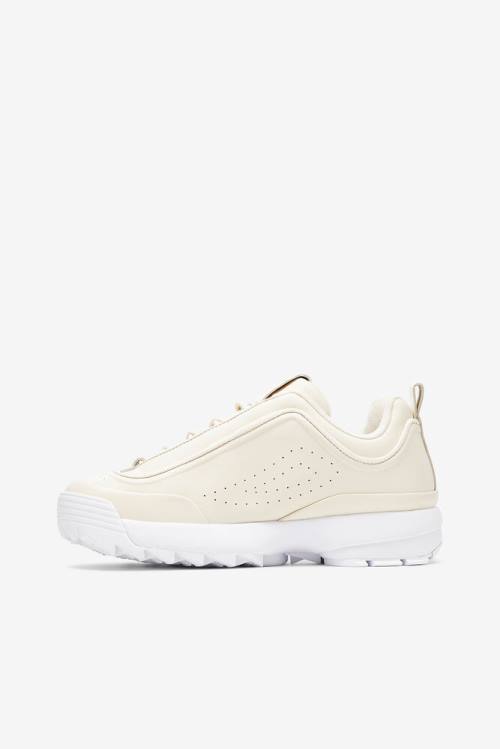 White Women's Fila Disruptor 2 Disruptor Zero Sneakers | Fila790VL