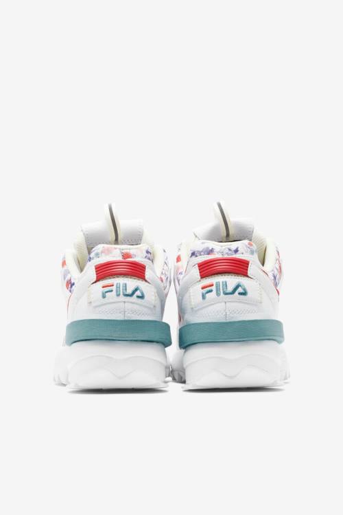 White Women's Fila Disruptor 2 Exp Sneakers | Fila872HU