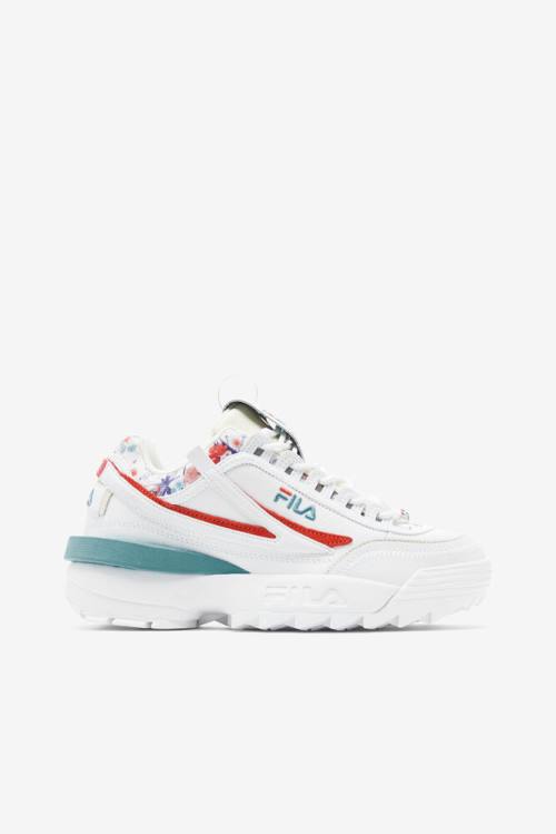 White Women\'s Fila Disruptor 2 Exp Sneakers | Fila872HU