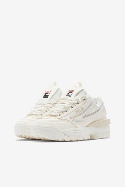 White Women's Fila Disruptor 2 Exp X Barneys Sneakers | Fila586MT