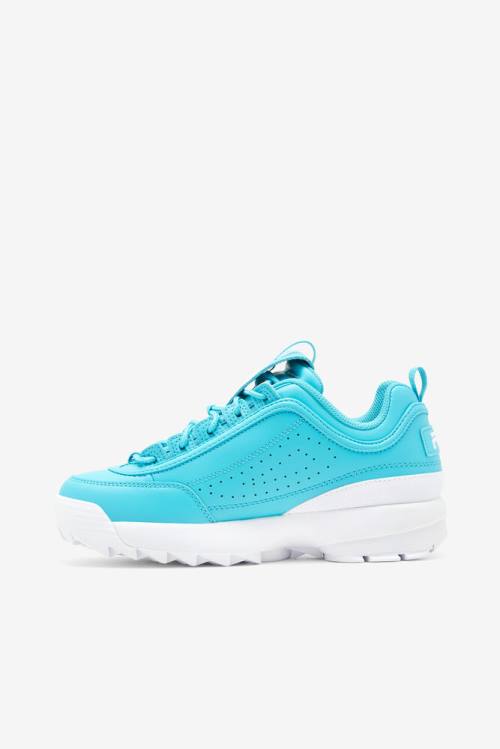 White Women's Fila Disruptor 2 Premium Sneakers | Fila164IP