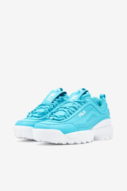 White Women's Fila Disruptor 2 Premium Sneakers | Fila164IP