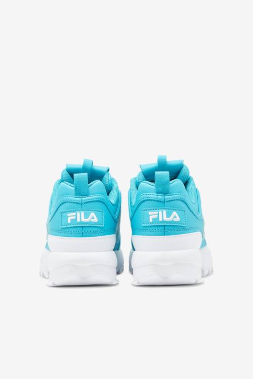 White Women's Fila Disruptor 2 Premium Sneakers | Fila164IP