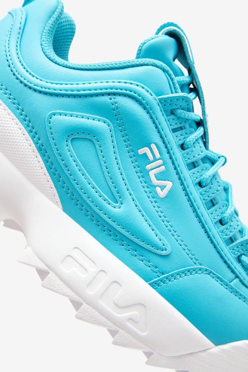 White Women's Fila Disruptor 2 Premium Sneakers | Fila164IP