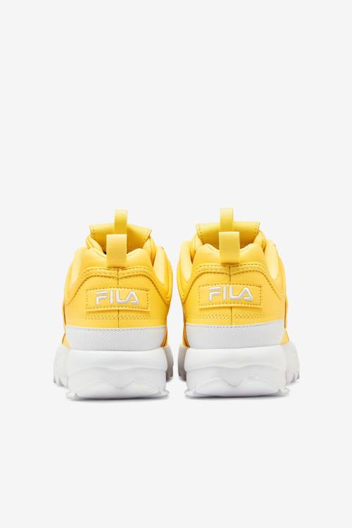 White Women's Fila Disruptor 2 Premium Sneakers | Fila431MH