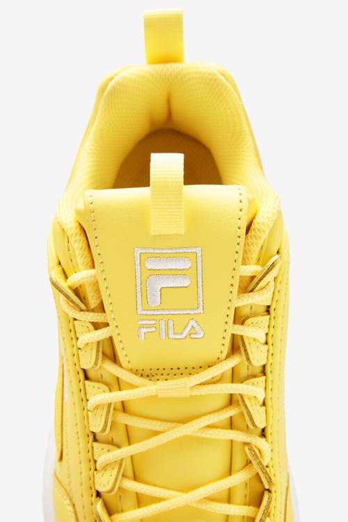 White Women's Fila Disruptor 2 Premium Sneakers | Fila431MH