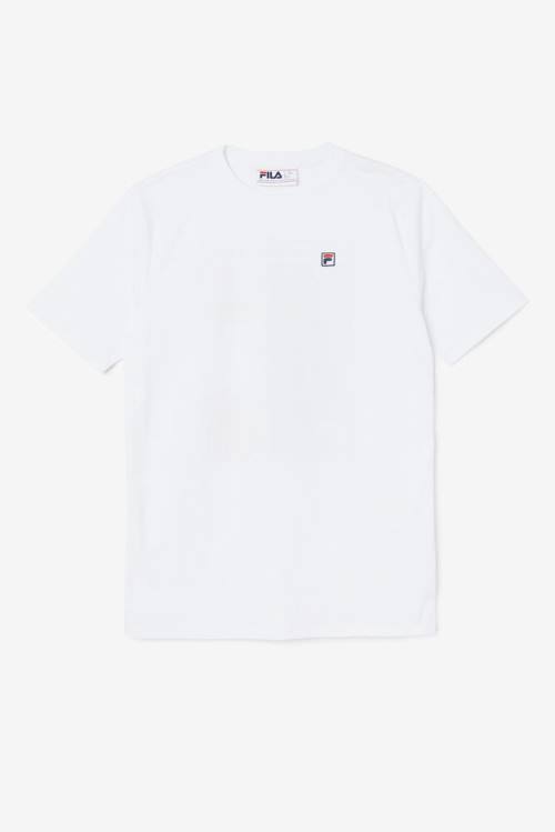 White Women\'s Fila Ellsie Tee T Shirts | Fila167FO