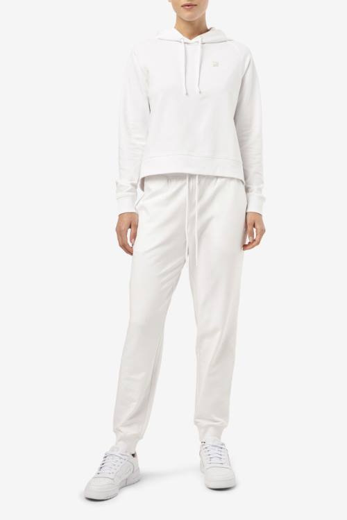 White Women's Fila Emersyn Jogger Pants | Fila630VS