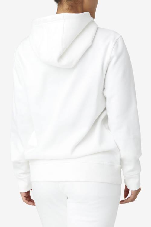 White Women's Fila Godfrey Hoodie | Fila843IZ