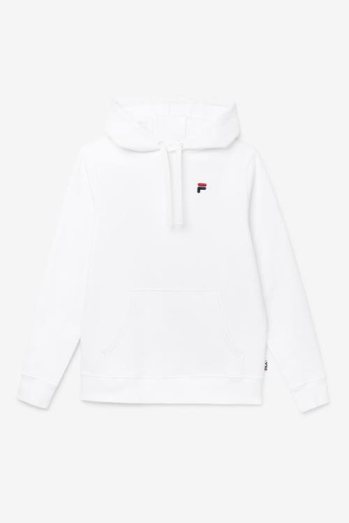 White Women\'s Fila Godfrey Hoodie | Fila843IZ