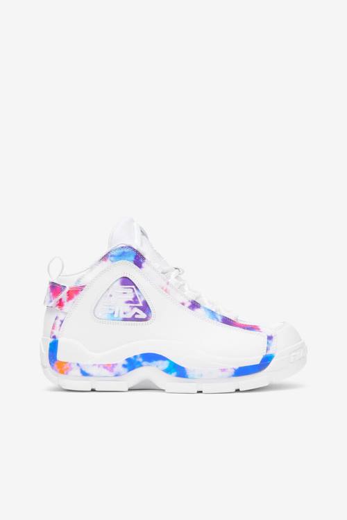 White Women\'s Fila Grant Hill 2 Tie Dye Sneakers | Fila356JA