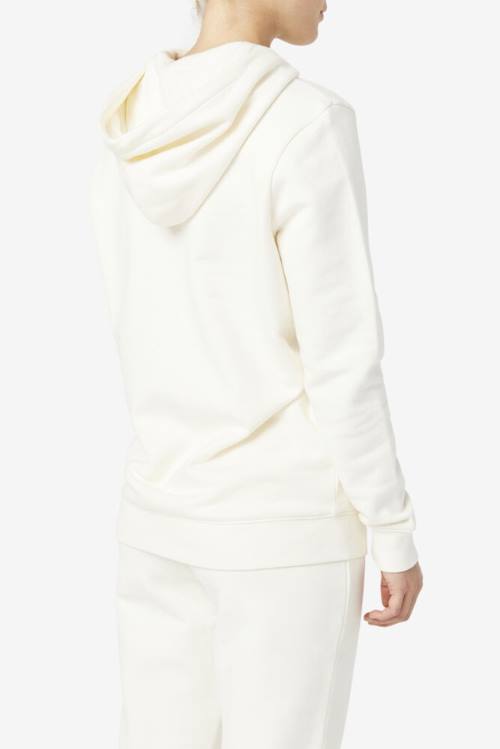 White Women's Fila Lylah Hoodie | Fila627LO