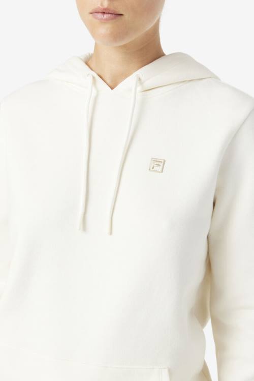 White Women's Fila Lylah Hoodie | Fila627LO