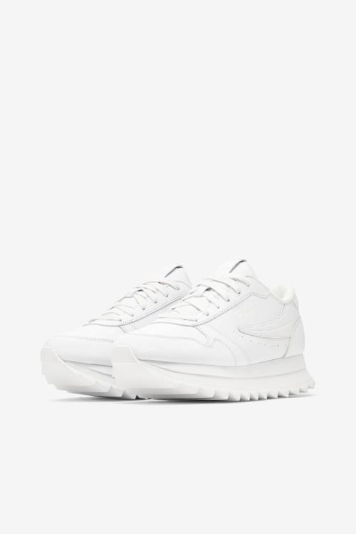 White Women's Fila Orbit Zero Sneakers | Fila896SH