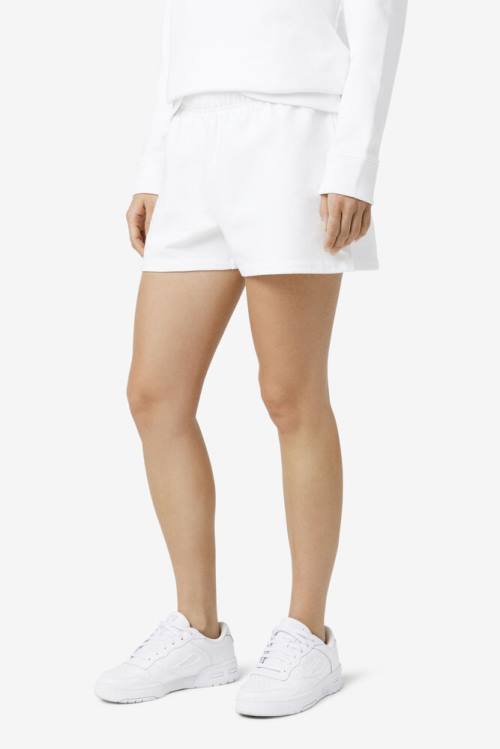 White Women's Fila Phoenix Shorts | Fila769PX