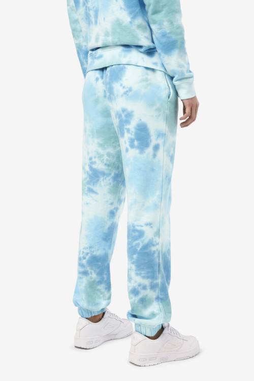 White Women's Fila Raleigh Tie Dye Jogger Pants | Fila249ZH