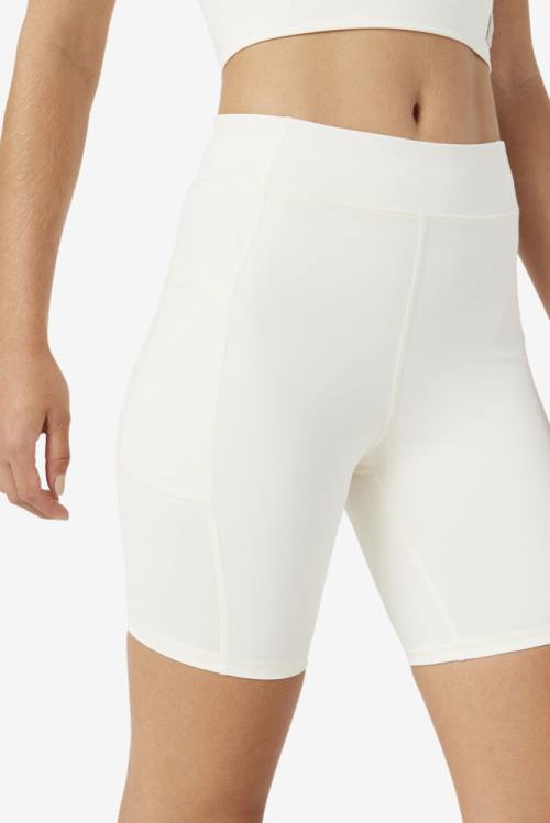 White Women's Fila Tiana Bike Shorts | Fila632LM