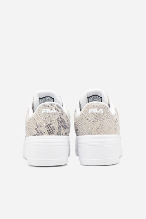 White Women's Fila Wx-100 Snake Sneakers | Fila803XC