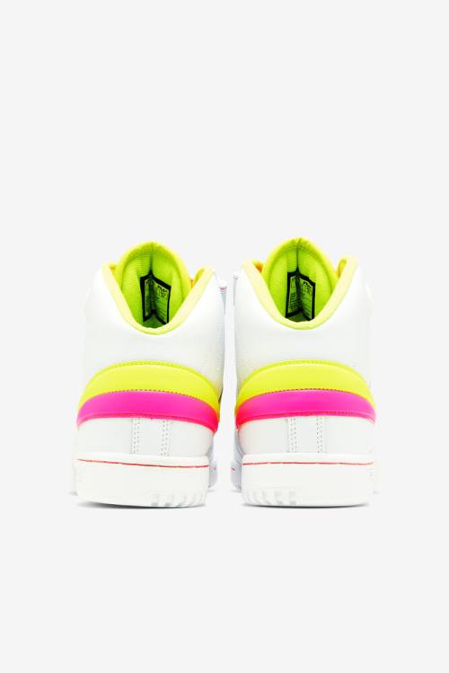 White / Yellow / Pink Women's Fila F-13 Sneakers | Fila963YM