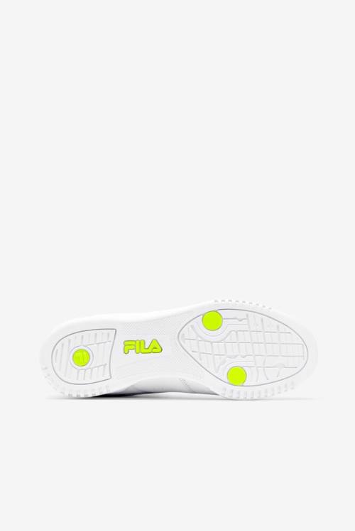 White / Yellow Women's Fila F-13 Sneakers | Fila237CB