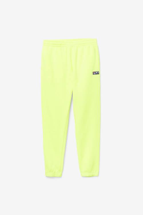 Yellow / Black Men\'s Fila Garin Jogger Pants | Fila290DK