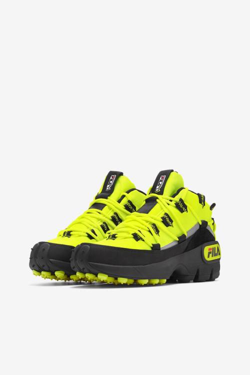 Yellow / Black / Red Women's Fila Grant Hill 1 X Trailpacer Boots | Fila650SO