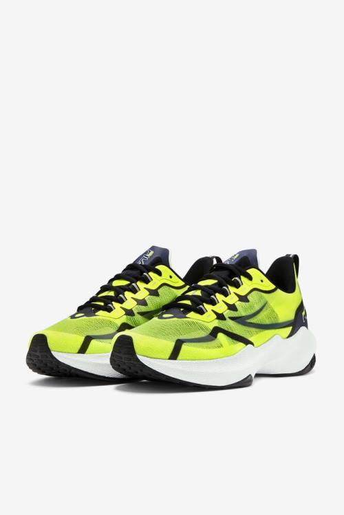 Yellow / Black / White Men's Fila Tactik 3 Impulse Sneakers | Fila140KW